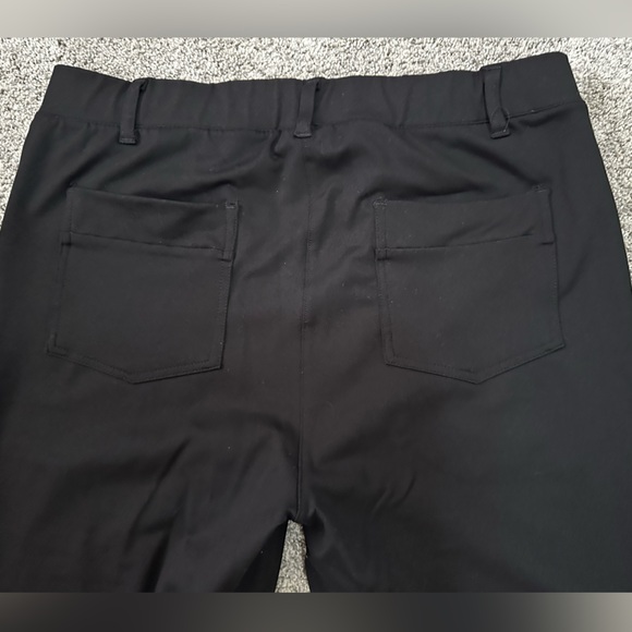 Yogipace | Straight Leg Stretch Dress Pants Belt loops 4 pockets, Size Large - Picture 6 of 8